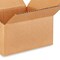 25 pcs Corrugated Shipping Boxes Durable Kraft Cardboard 8 x 6 x 4 Inch